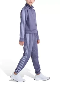 Girls 7-16 2-Piece Event Tricot Jacket and Joggers Set