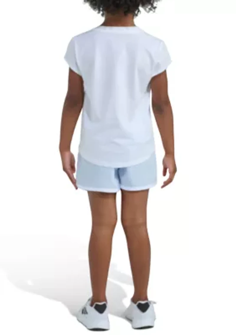 Girls 4-6x T-Shirt & Woven Short 2-Piece Set