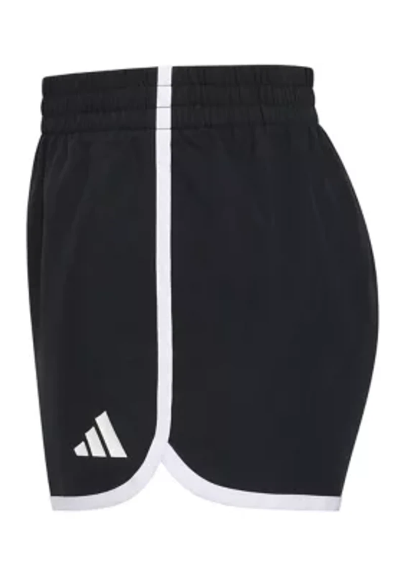 Girls 7-16 Elastic Wasitband Woven Pacer Shorts