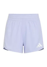 Girls 7-16 Elastic Waistband 3-Stripe Pacer Mesh Shorts