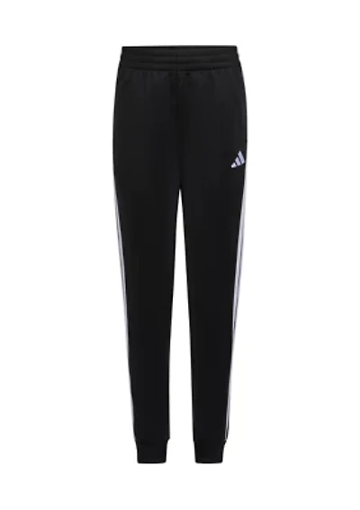 Girls 7-16 Essential 3-Stripe Tricot Joggers