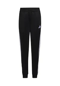 Girls 7-16 Essential 3-Stripe Tricot Joggers