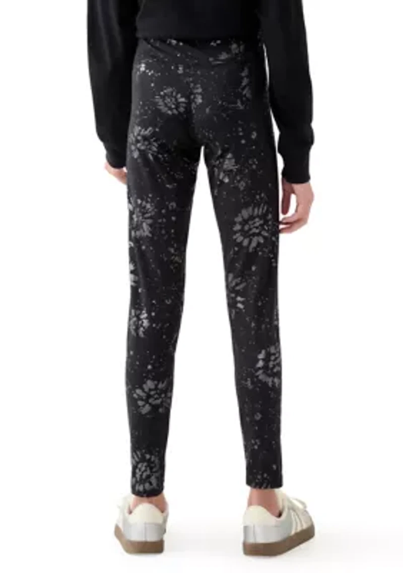 Girls 7-16 Cozy Foil Leggings