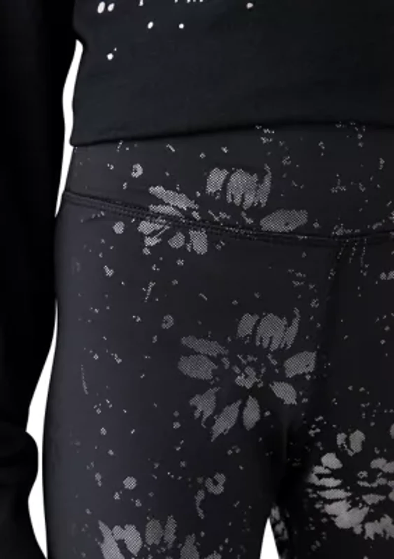 Girls 7-16 Cozy Foil Leggings