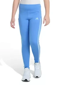 Girls 7-16 Detached Waistband Cell Phone Pocket 3-Stripe Leggings