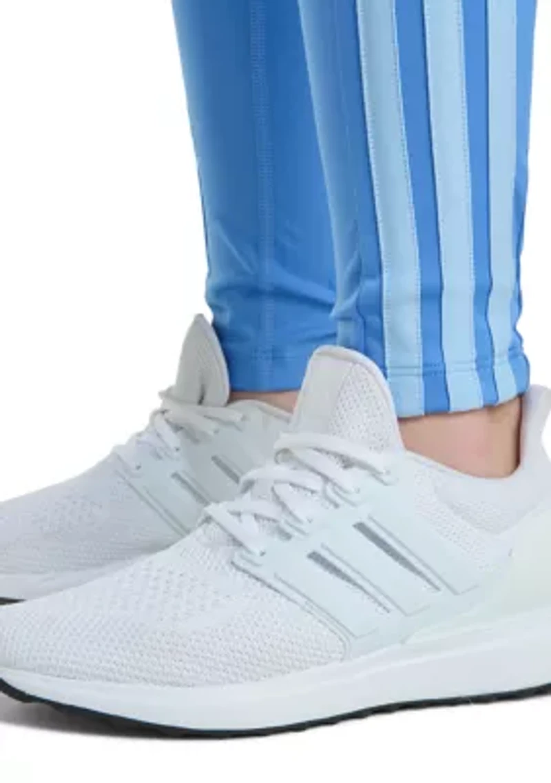 Girls 7-16 Detached Waistband Cell Phone Pocket 3-Stripe Leggings