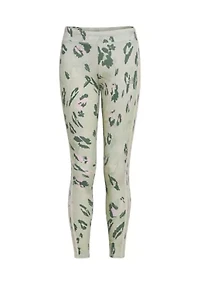 Girls 7-16 Ankle Length AOP 3S Floral Tights