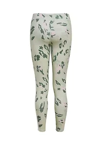 Girls 7-16 Ankle Length AOP 3S Floral Tights