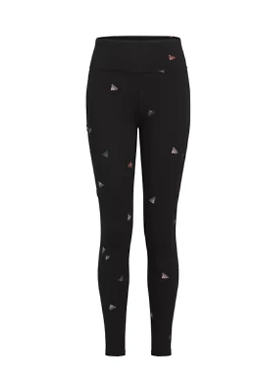Girls 7-16 Printed Cell Phone Pocket Tights