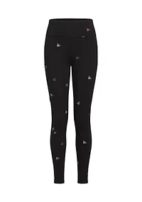 Girls 7-16 Printed Cell Phone Pocket Tights