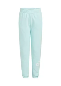 Girls 7-16 Elastic Waistband Essential Sportswear Logo Fleece Joggers