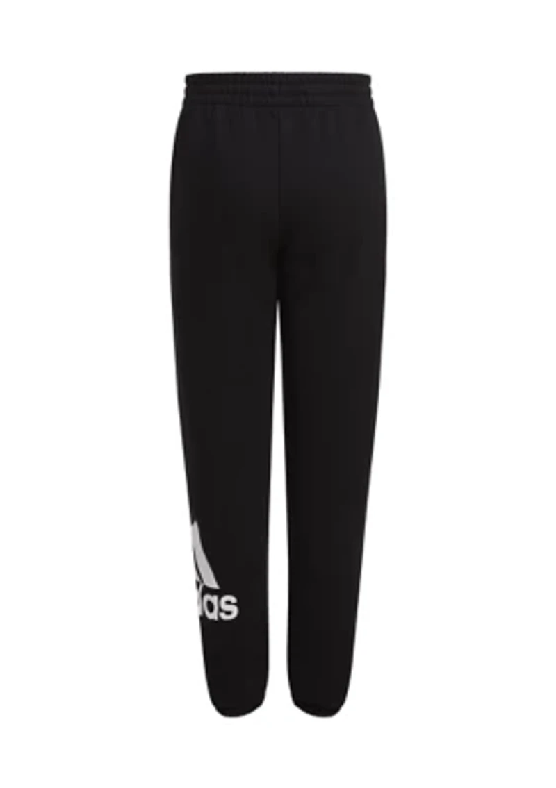 Girls 7-16 Elastic Waistband Essential Sportswear Logo Fleece Joggers