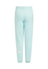 Girls 7-16 Elastic Waistband Essential Sportswear Logo Fleece Joggers