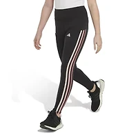 Girls 7-16 AEROREADY® Three Stripe Cellphone Pocket Leggings