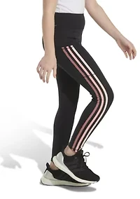 Girls 7-16 AEROREADY® Three Stripe Cellphone Pocket Leggings
