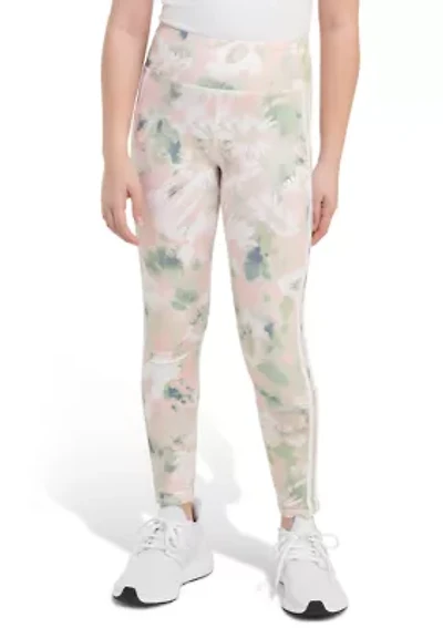 Girls 7-16 Detached Waistband 3S Printed Leggings
