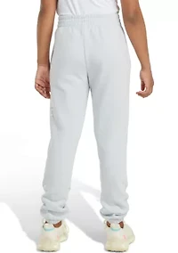 Girls 7-16 Elastic Waistband Essential Fleece Joggers