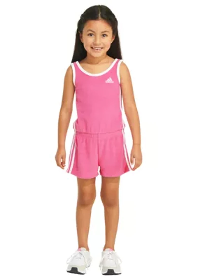 Girls 4-6x Sleeveless Terry Cloth Romper