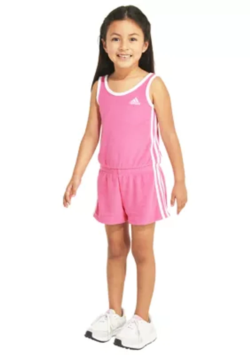 Girls 4-6x Sleeveless Terry Cloth Romper
