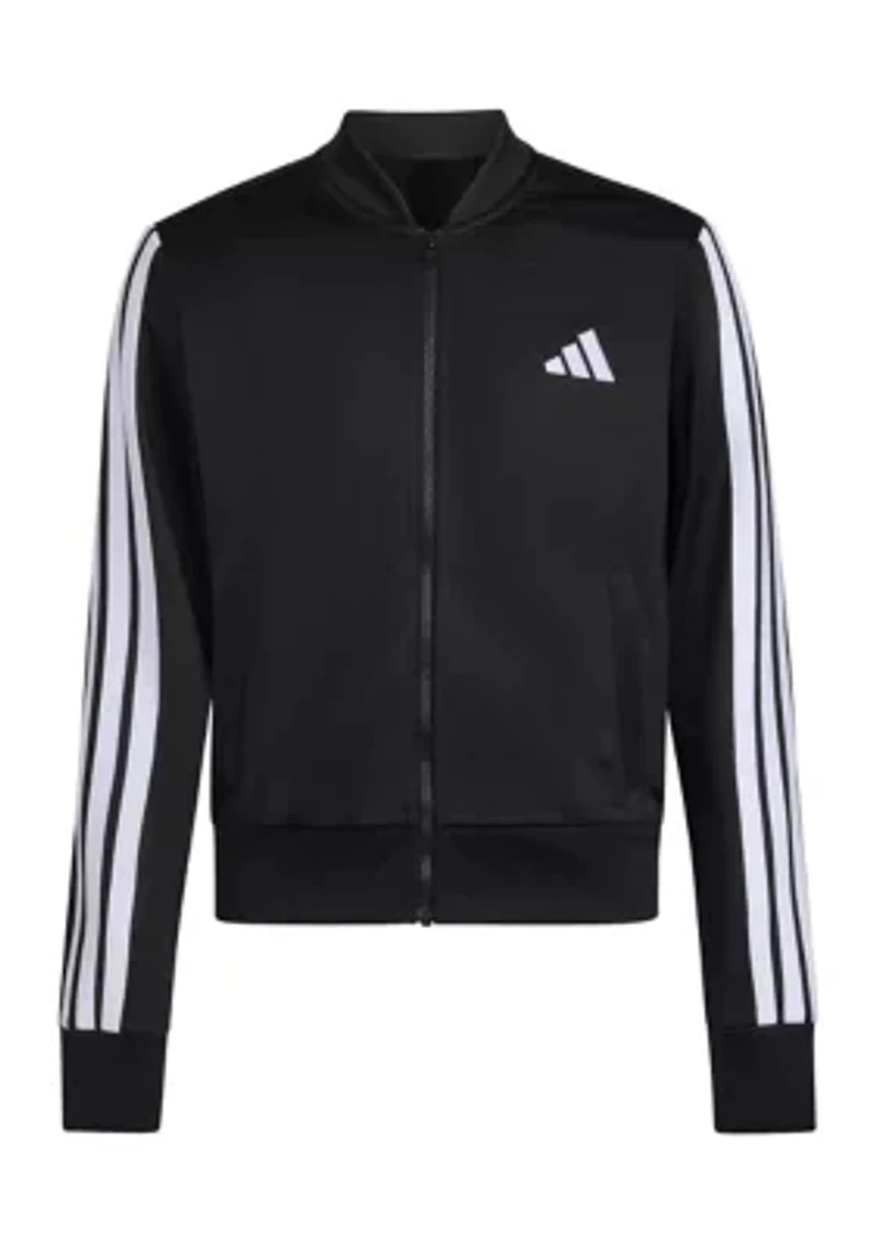 Girls 7-16 Long Sleeve Essential Tricot Bomber Jacket