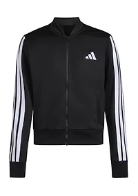 Girls 7-16 Long Sleeve Essential Tricot Bomber Jacket