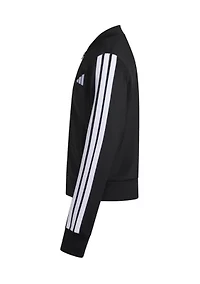 Girls 7-16 Long Sleeve Essential Tricot Bomber Jacket
