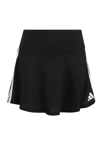 Girls 7-16 Detached Wide Waistband 3 Stripe Flounce Skort