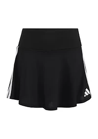 Girls 7-16 Detached Wide Waistband 3 Stripe Flounce Skort