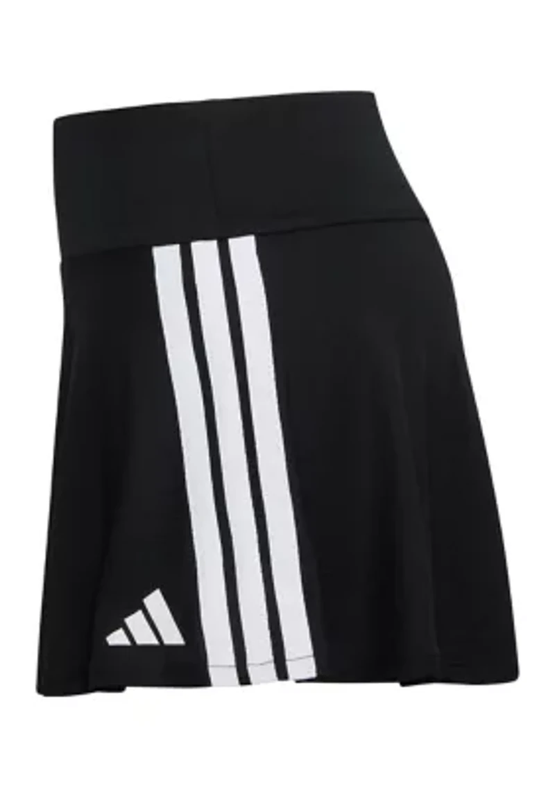 Girls 7-16 Detached Wide Waistband 3 Stripe Flounce Skort