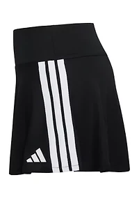 Girls 7-16 Detached Wide Waistband 3 Stripe Flounce Skort