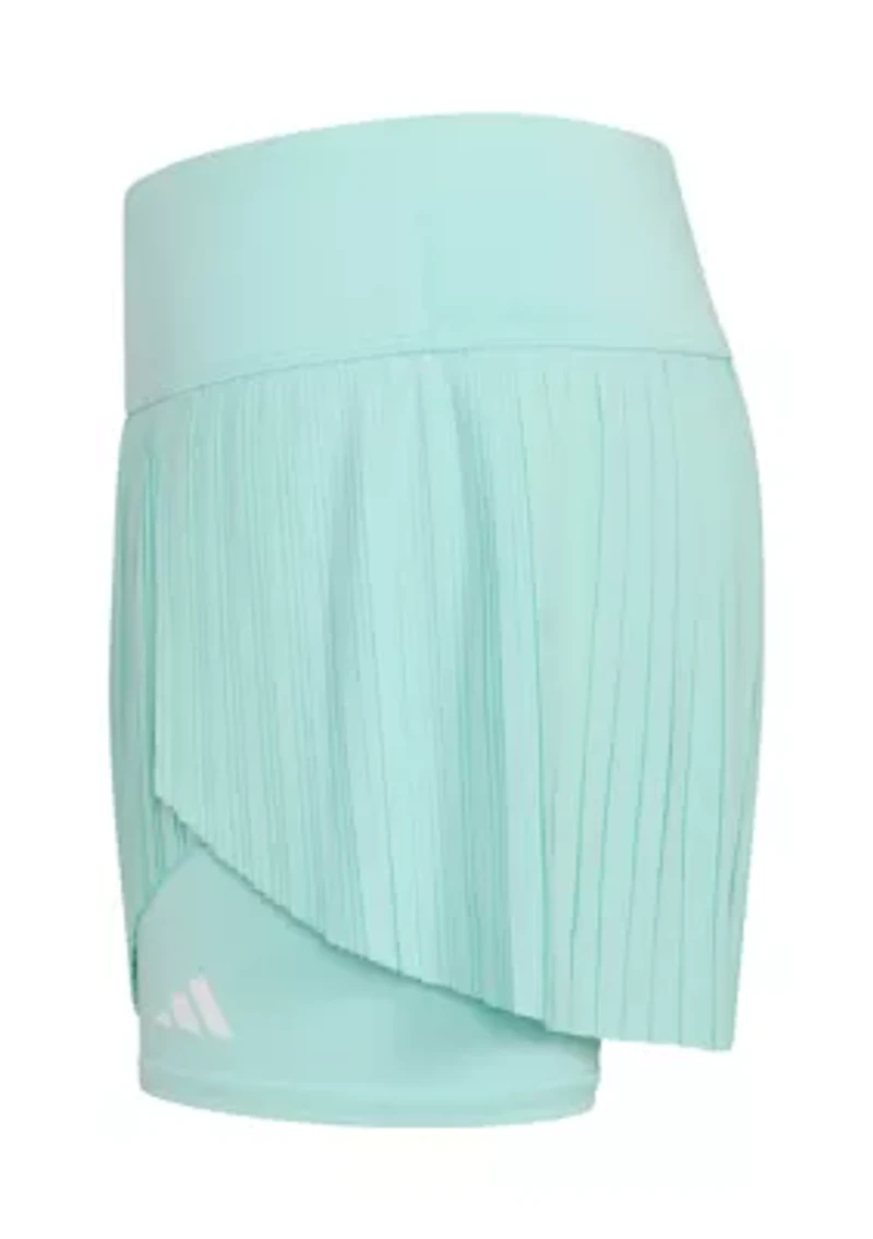 Girls 7-16 Detached Waistband Woven Pleated Skort