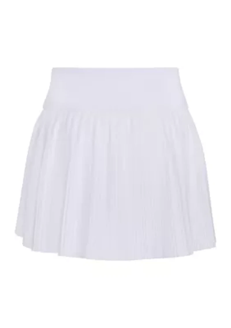 Girls 7-16 Woven Pleated Skort