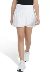Girls 7-16 Woven Pleated Skort