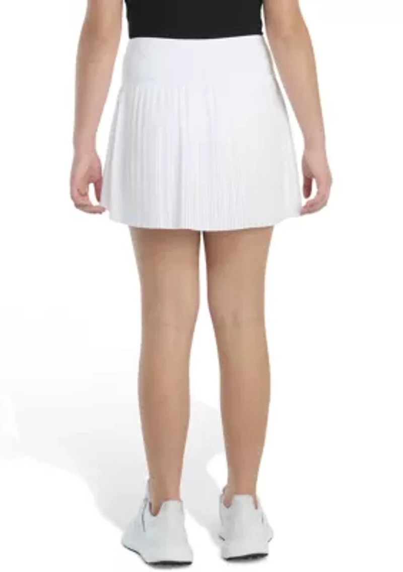 Girls 7-16 Woven Pleated Skort