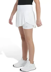 Girls 7-16 Woven Pleated Skort