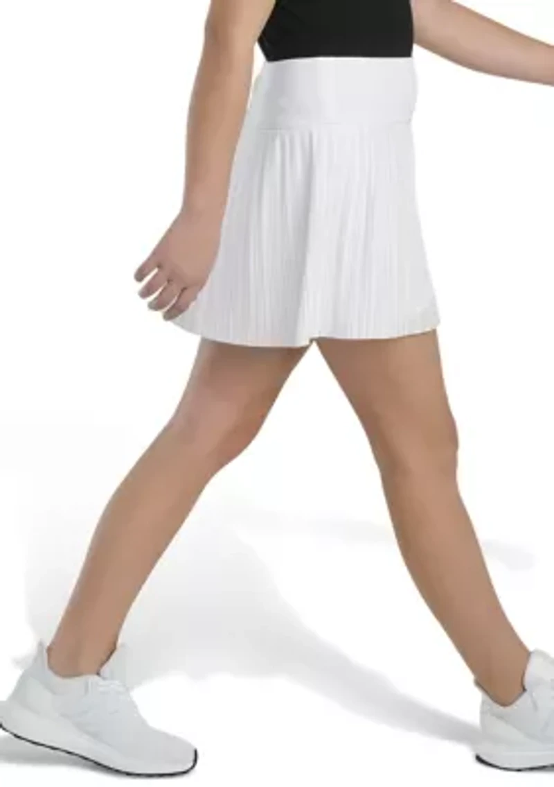 Girls 7-16 Woven Pleated Skort