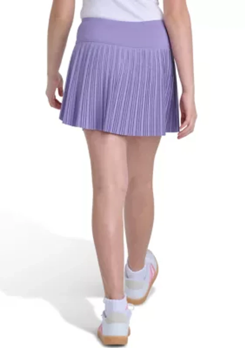 Girls 6" Woven Pleated Skort