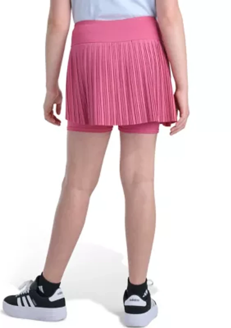 Girls 6" Woven Pleated Skort