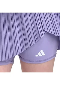 Girls 6" Woven Pleated Skort