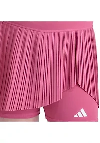 Girls 6" Woven Pleated Skort
