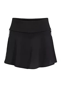Girls 7-16 3 Stripe Flounce Knit Skort