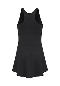 Girls 7-16 Mélange Flounce Dress