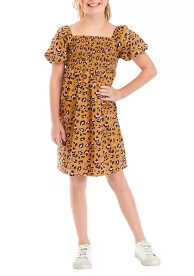 Girls 7-16 Smocked Dress