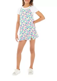 Girls 7-16 Printed Sleeveless Slip Dress