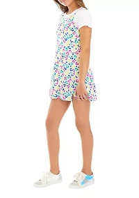 Girls 7-16 Printed Sleeveless Slip Dress