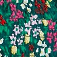 Girls 7-16 Floral Smocked Top