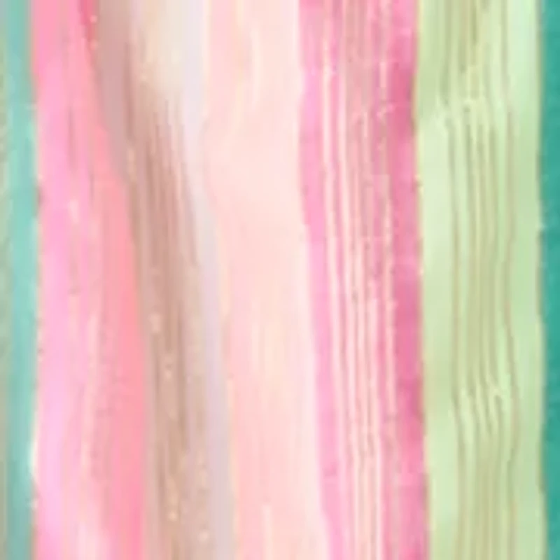 Girls 7-16 Square Neck Flutter Rainbow Dress