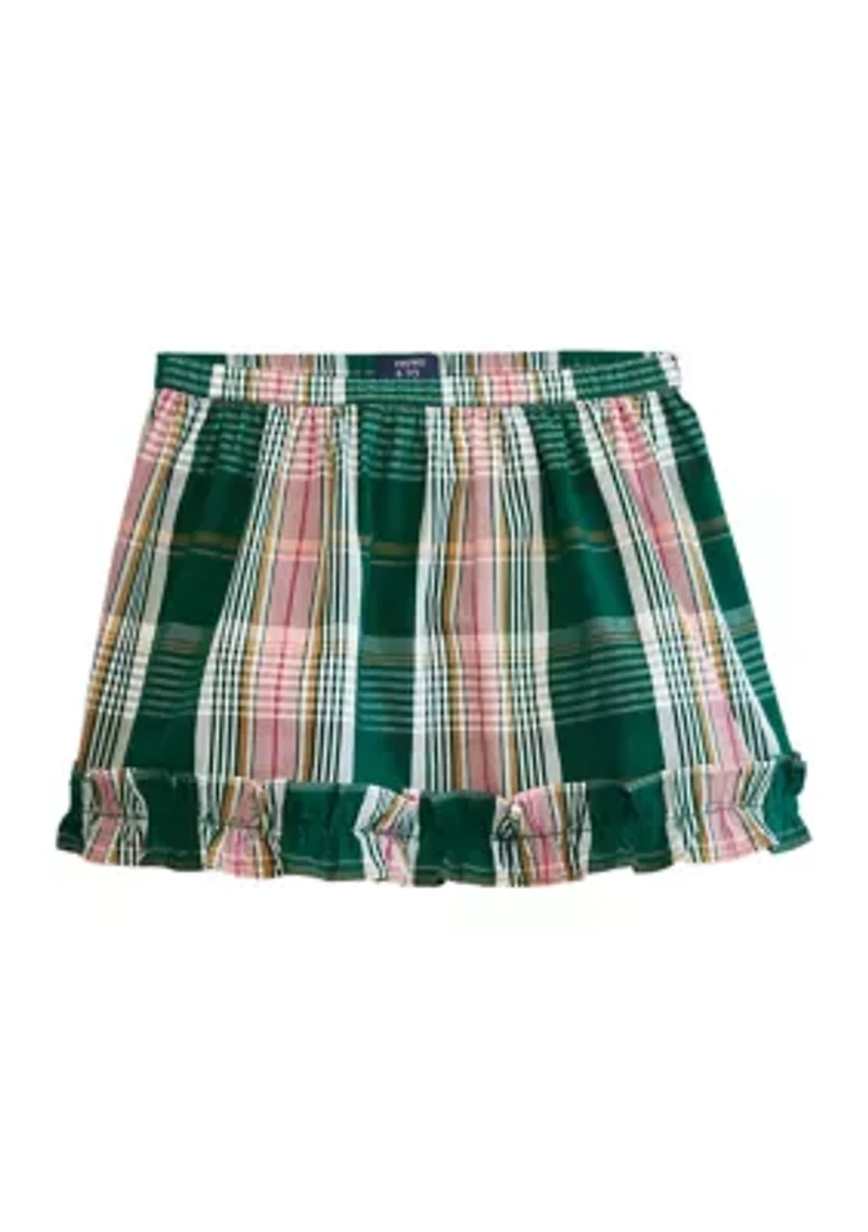 Girls 4-6x Yarn Dyed Skirt