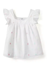 Girls 4-6 Square Neck Clipdot Top