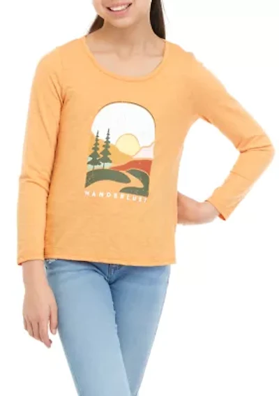 Girls 7-16 Long Sleeve Graphic T-Shirt